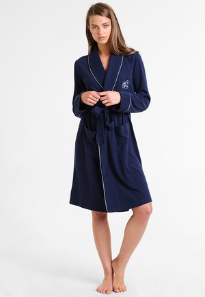 QUILTED COLLAR ROBE - Accappatoio - windsor navy