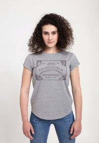 Henry Tiger OUIJA BOARD GAMEBOARD - T-shirts print - melange grey