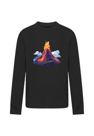 VULKANAUSBRUCH - Long sleeved top - schwarz