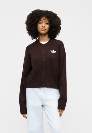 adidas Originals, CARDIGAN - Cardigan - aurora coffee