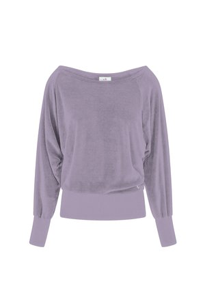 Deha, BOAT NECK CHENILLE SWEATSHIRT - SWEATER - Sweatshirt - purple