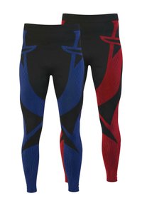 Unausgewählt, schwarz rot  schwarz blau