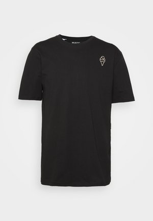 SLHREGRASS ONECK TEE - Navadna majica - black