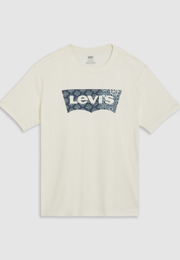 GRAPHIC CREWNECK TEE - Print T-shirt - egret2