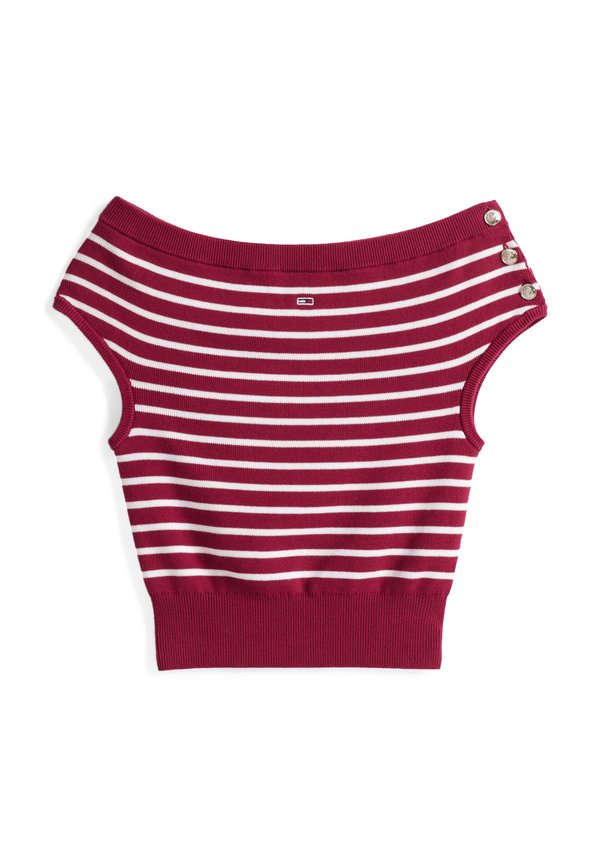 OFF SHOULDER SWEATER - Jumper - brilliant berry2