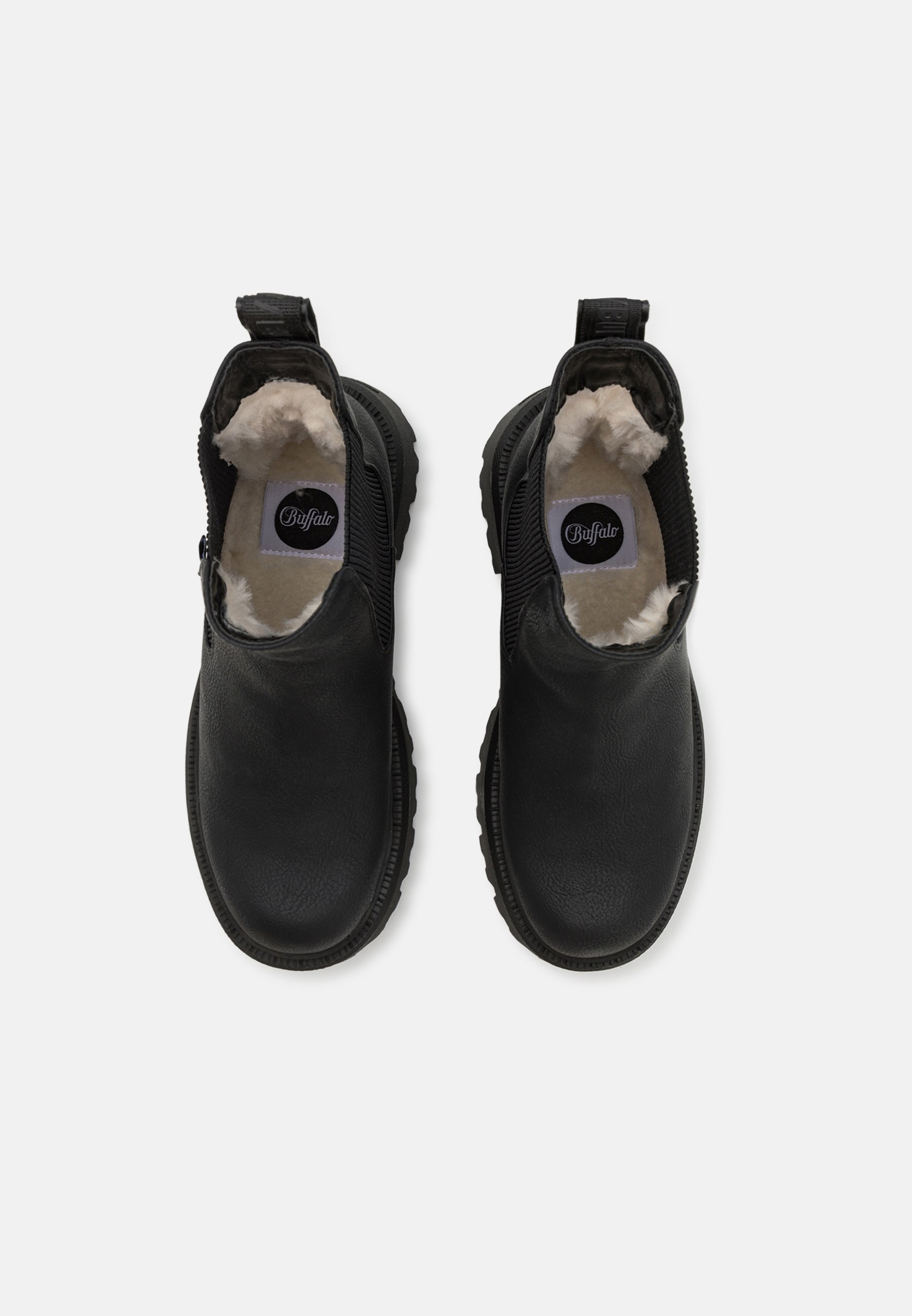 Bottes Chelsea Femme Buffalo Aspen Warm - Couleur Kaki - Semelle Caoutchouc Antidérapante - 100% Vegan - Confort Doublure Textile