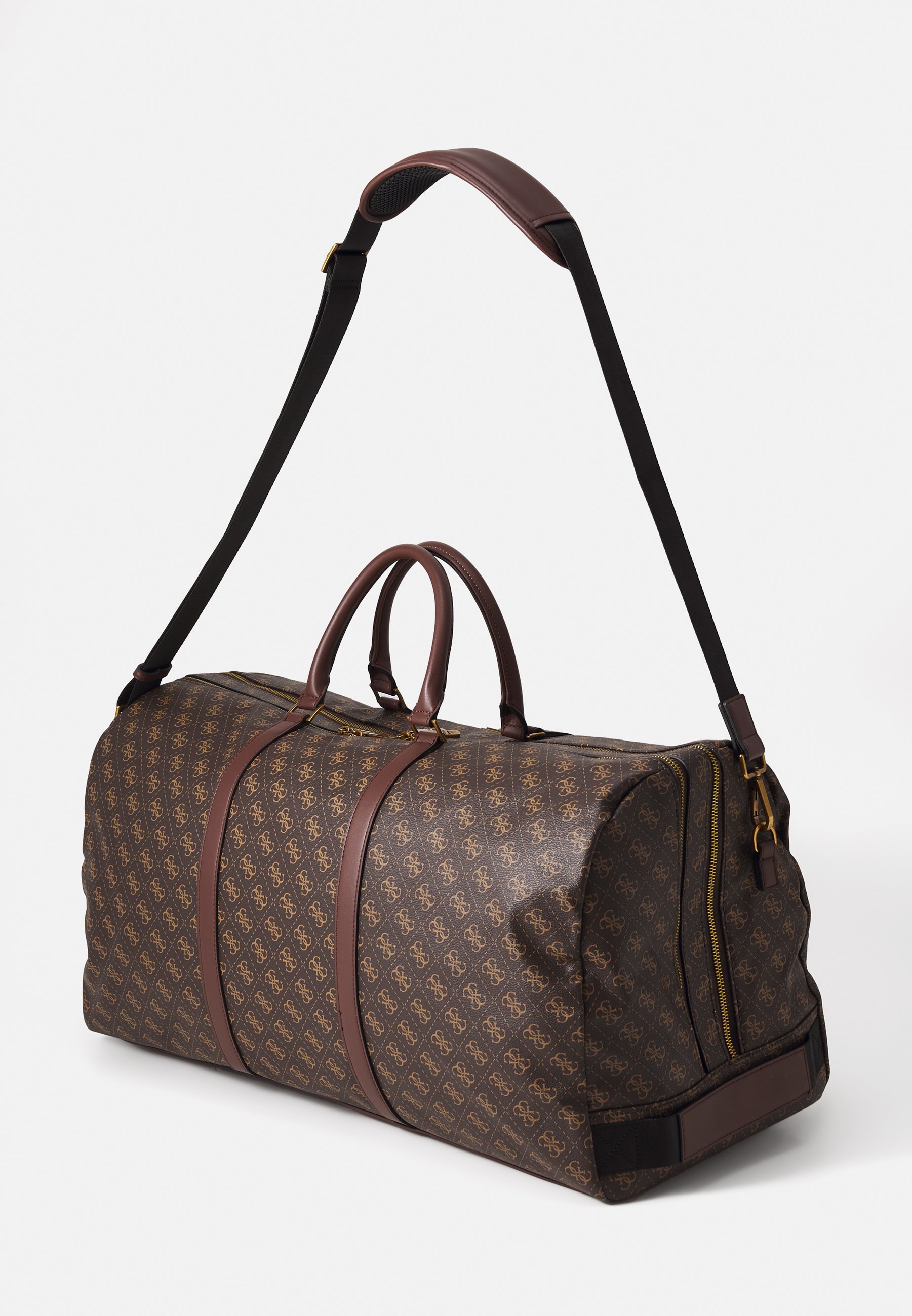 Guess PISA DOUBLE ZIP - Sac week-end - brown/ochre/marron - ZALANDO.FR