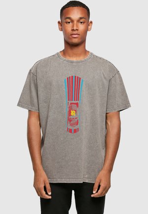 ABSOLUTE CULT CARS - LIGHTNING MCQUEEN STRIPES   - Camiseta estampada - asphalt