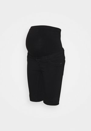 ONLY MATERNITY OLMRAIN LIFE - Lühikesed teksad - black