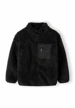 ZIP THROUGH WITH POCKET - Fleecejacka - dark blue