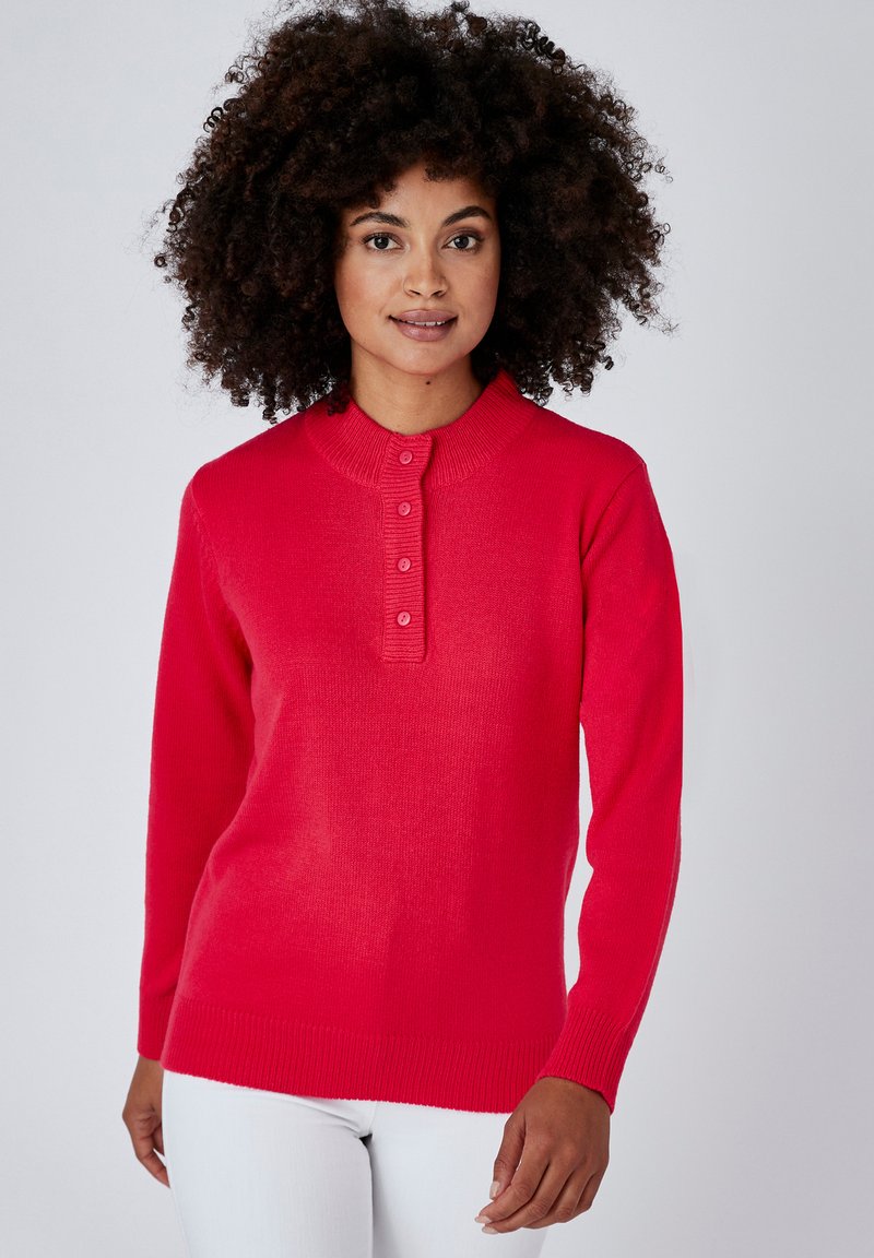Damart BOUTONNÉ - Pullover - Raspberry