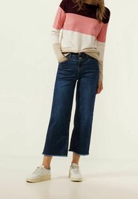 Street One Stickad tröja - mottled brown