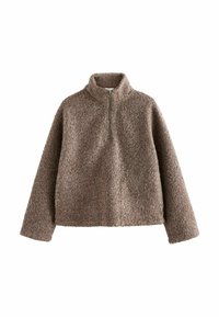 BORG QUARTER - Fleecepullover - brown