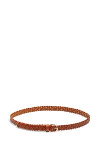 PCAVERY - Ceinture tressée - cognac