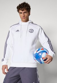 adidas Performance MANCHESTER UNITED URBAN PURIST HOODIE - Article de supporter d'équipe de club - white