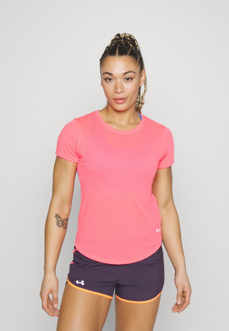 Under Armour STREAKER Basic Tshirt pink shock/pink Zalando.co.uk