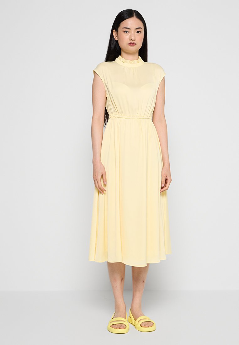 United Colors of Benetton Maxi-jurk lichtgeel