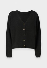 JDY JDYBRAVE LIFE V NECK  - Casaco de malha - black