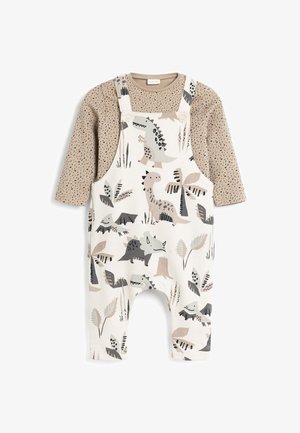 DINOSAUR SET (0MTHS-2YRS) - Peto - white