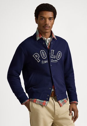 THE RL FLEECE WESTERN-LOGO JACKET - Cardigan - cruise navy