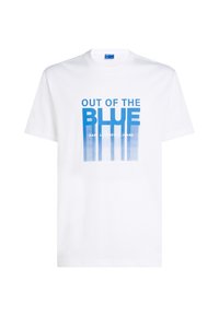 REG OUT OF TEE - T-shirt imprimé - white