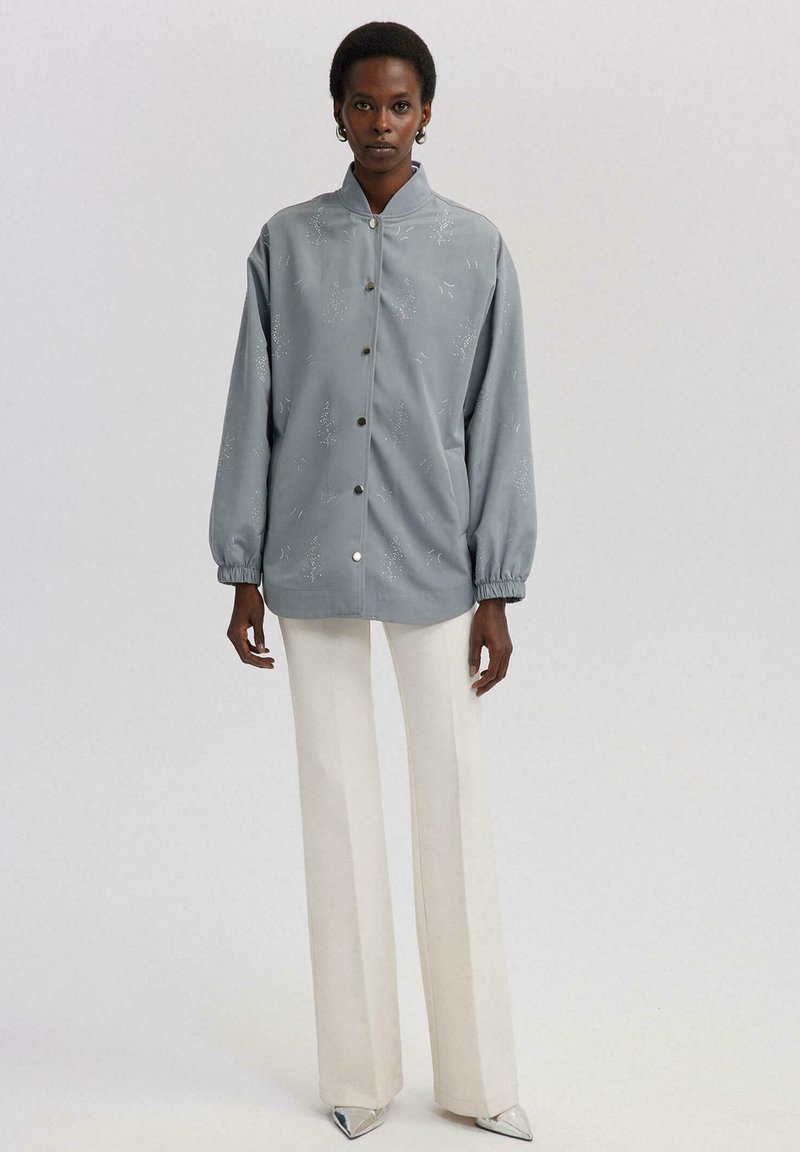 Touché Privé Bomberjacks zwart-metallic