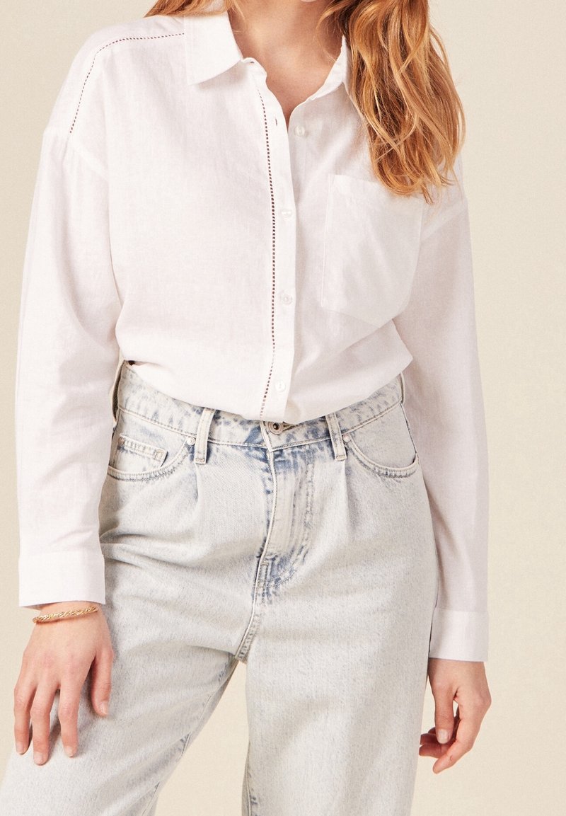 Chemisier Dentelle Gris Bonobo - Taille M - Occasion Très Bon état - Polyvalent