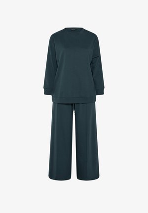 Yours Clothing, PLUS SIZE TROUSER CO-ORDS - Sweatshirt - navy