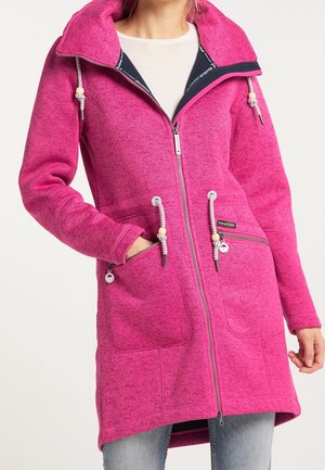 Halflange jas - mottled pink