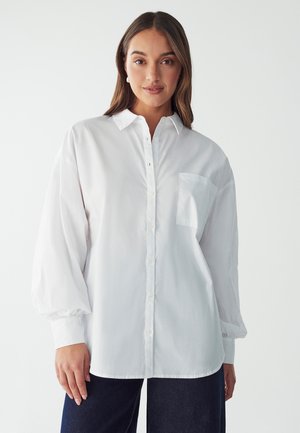 CARTER  - Blúzka so zapínaním na gombíky - white