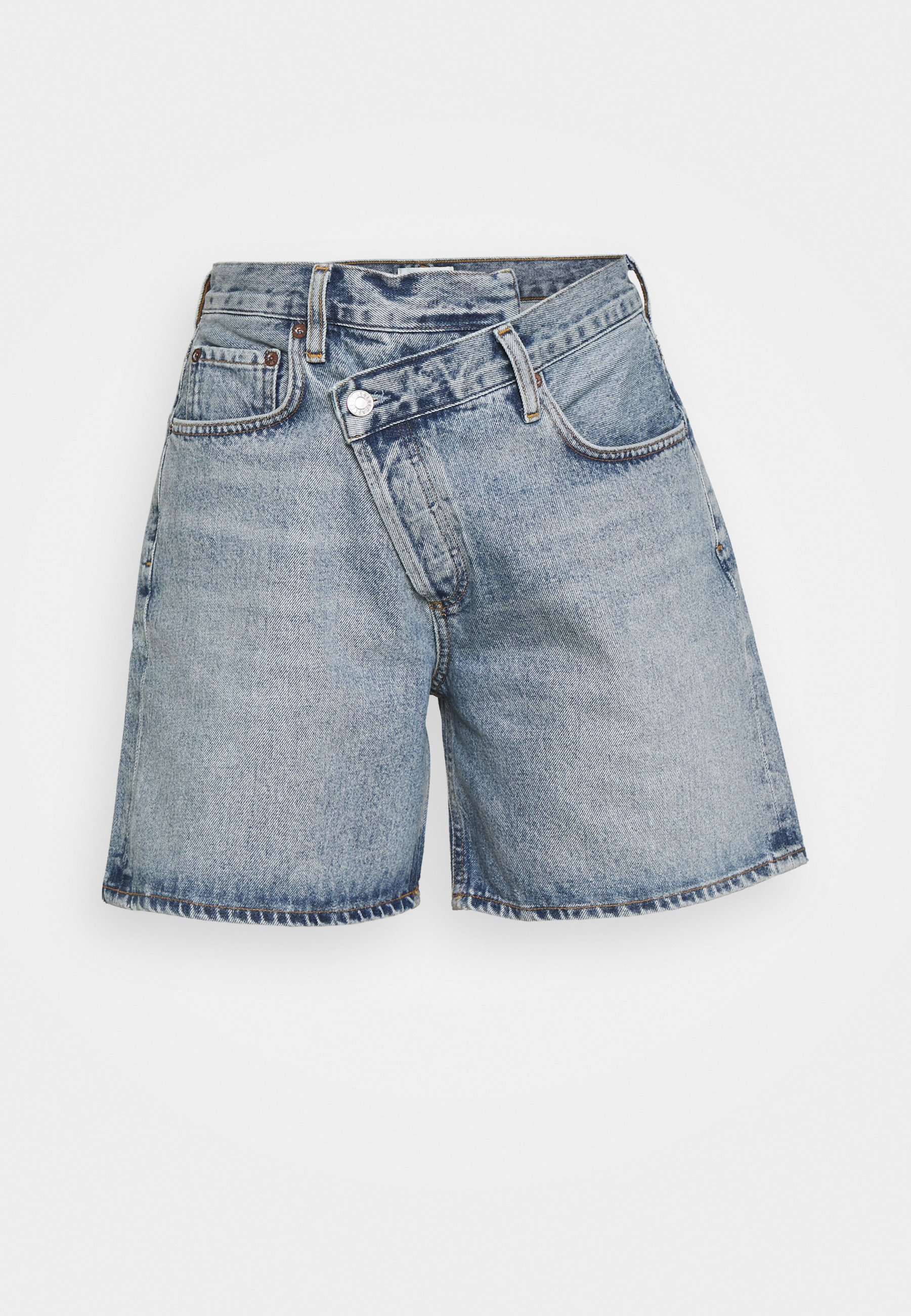 Agolde CRISS CROSS SHORT - Jeansshort - momentum/donkerblauw - Zalando.nl