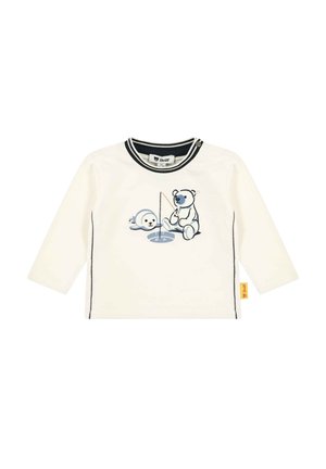 T-SHIRT LANGARM NORDICLAND - Print T-shirt - eggnog