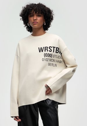 LONGSLEEVE NIEO - Strickpullover - antique white