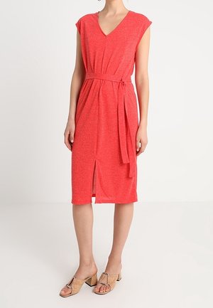 Žerzejové šaty - red