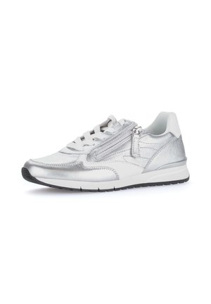 Gabor, GABOR SNEAKER LOW - Baskets basses - weiss silver-coloured