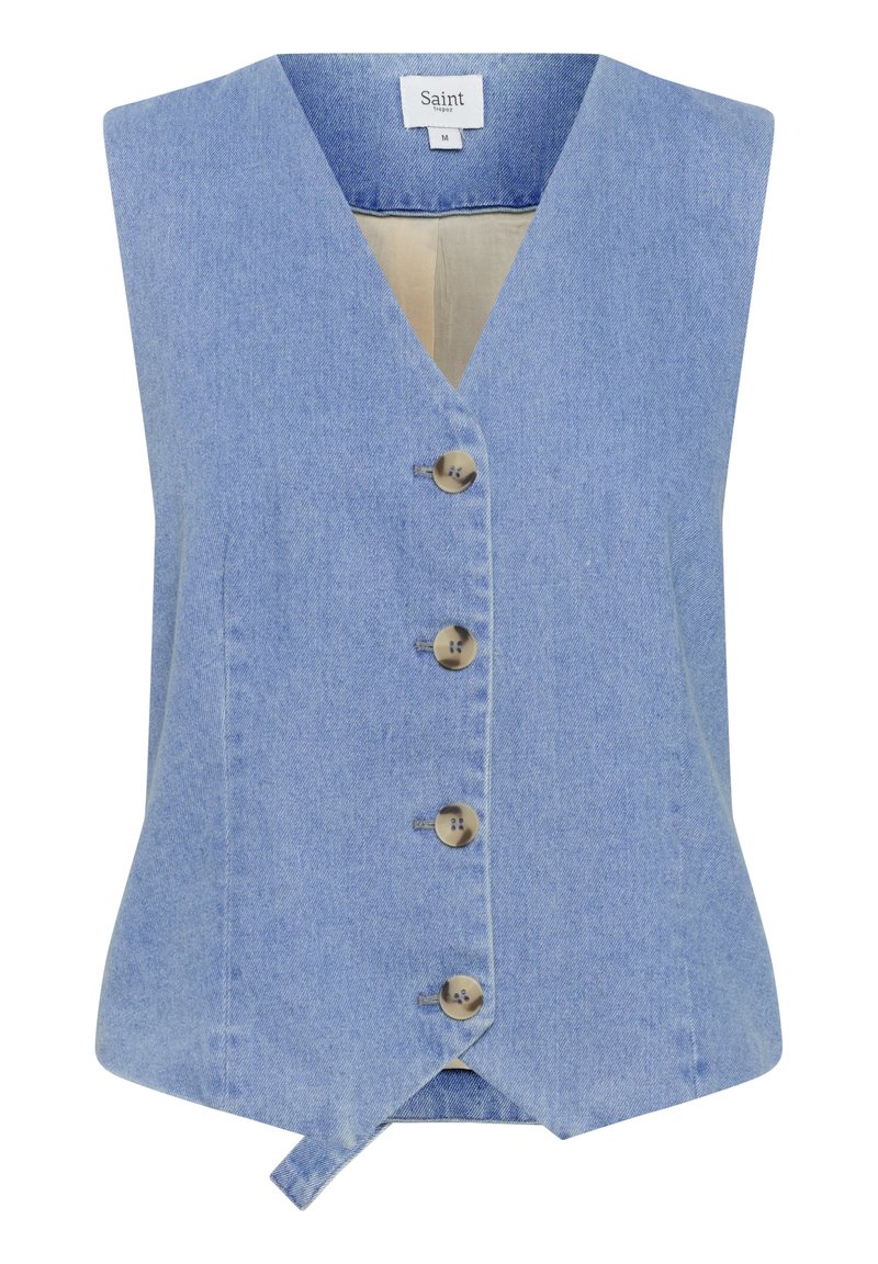 Saint Tropez Bodywarmer blauw gemêleerd