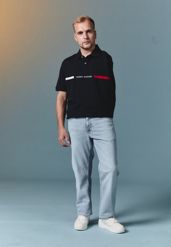 CHEST INSERT - Polo shirt - desert sky2
