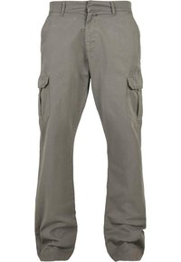 STRAIGHT LEG - Cargo trousers - asphalt
