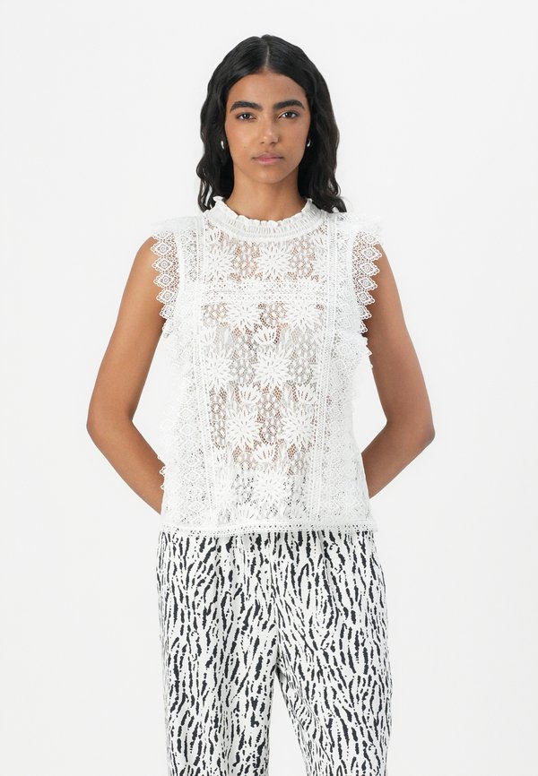 ONLGILLIAN O NECK - Blouse - cloud dancer3