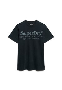 Superdry & Co TONAL VENUE LOGO  - T-shirts print - jet black