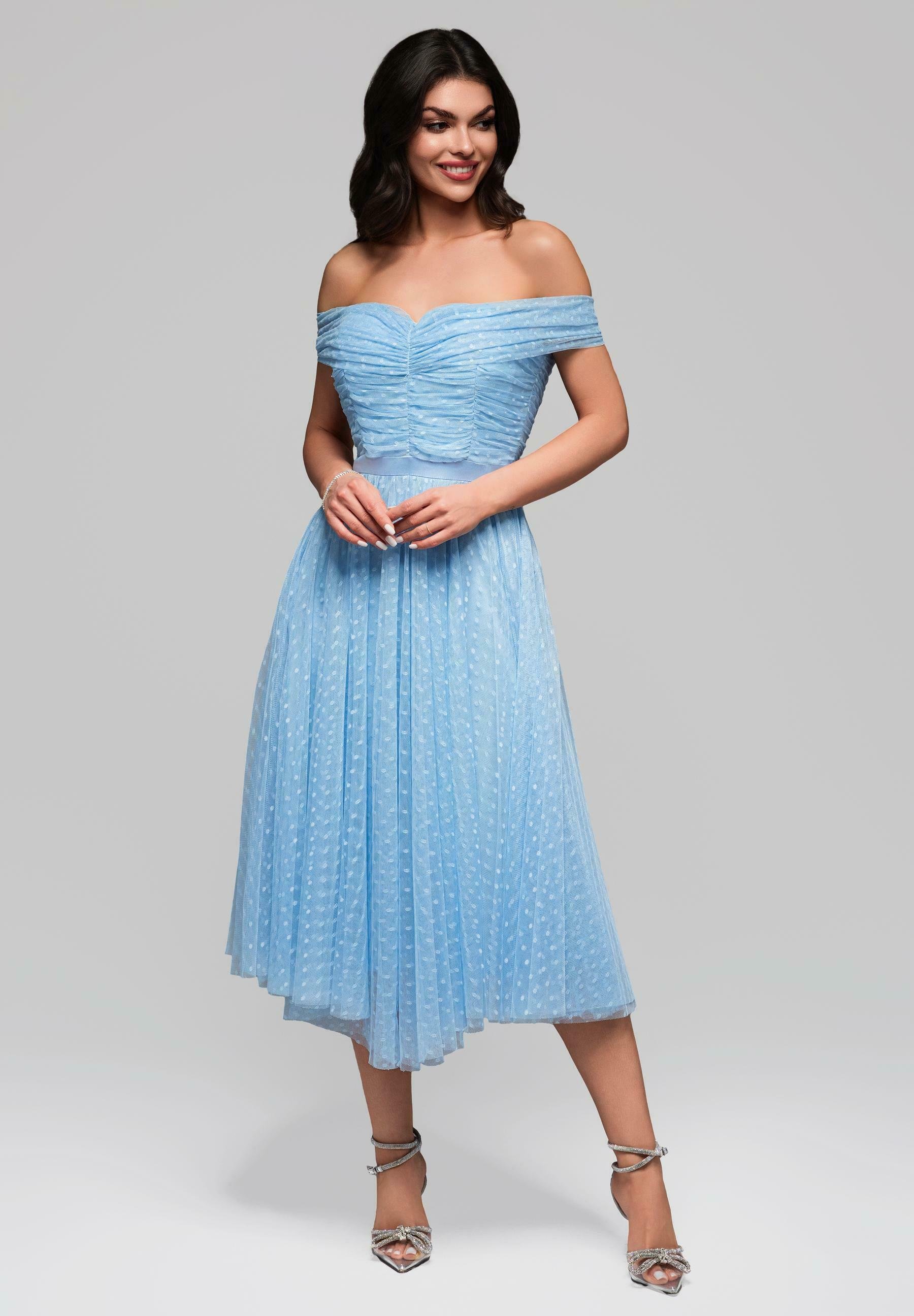 Ombre SOPHIA - Cocktail dress / Party dress - light blue - Zalando
