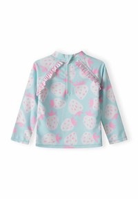 MINOTI 2 PIECE LONG SLEEVE AND FRILLED KNICKERS SET - Maillot de bain - light blue pink