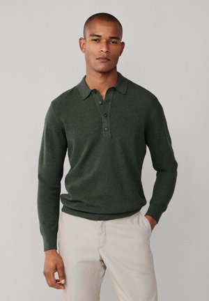 TEXTURED LS  - Strickpullover - moss green