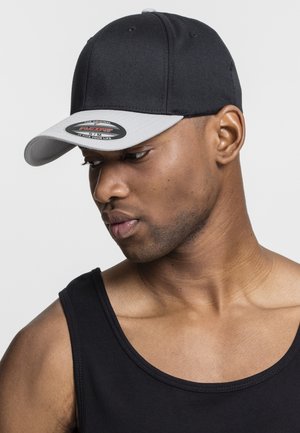 FLEXFIT WOOLY COMBED 2-TONE - Caps - black/silver