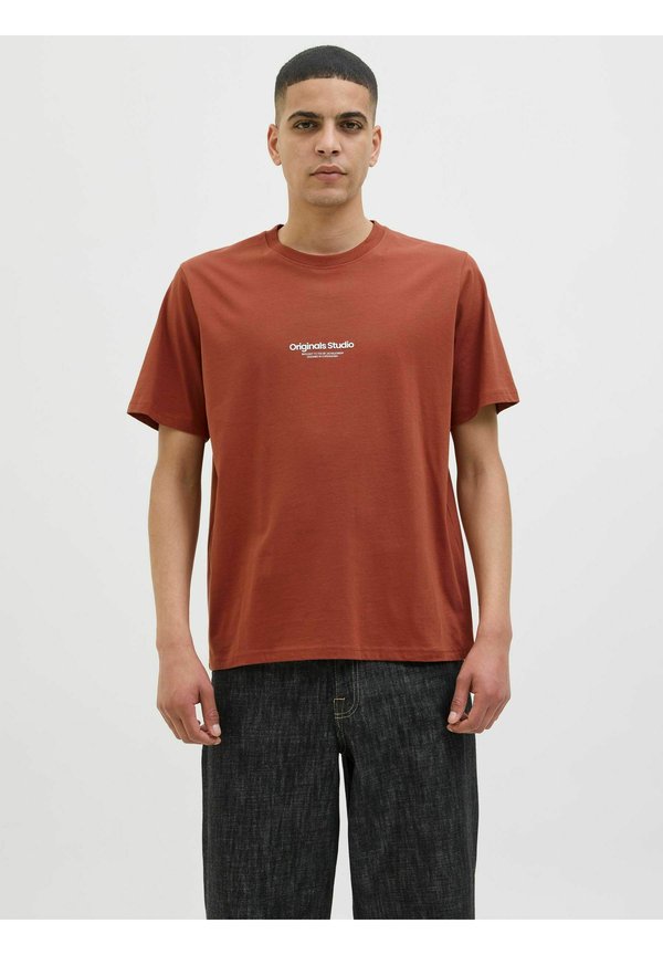 JORVESTERBRO CREW NECK - T-Shirt print - arabian spice