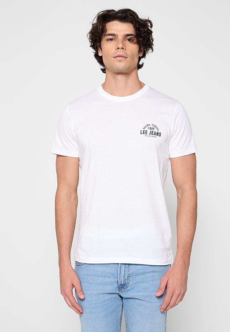 Lee T-shirt print wit