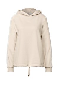 MIT GALLONSTREIFEN - Sweatshirt - beige
