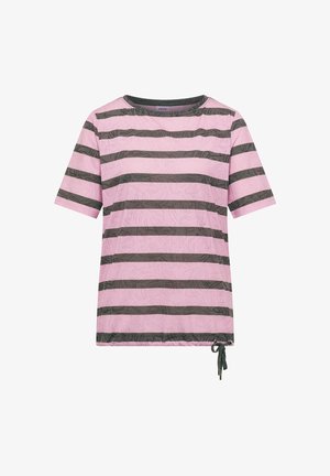 Cecil, T-SHIRT IN AUSBRENNER-OPTIK - T-shirt imprimé - raw khaki