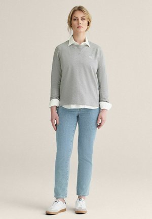 COLLEGE ILSE - Langærmet T-shirt - gråmelerad