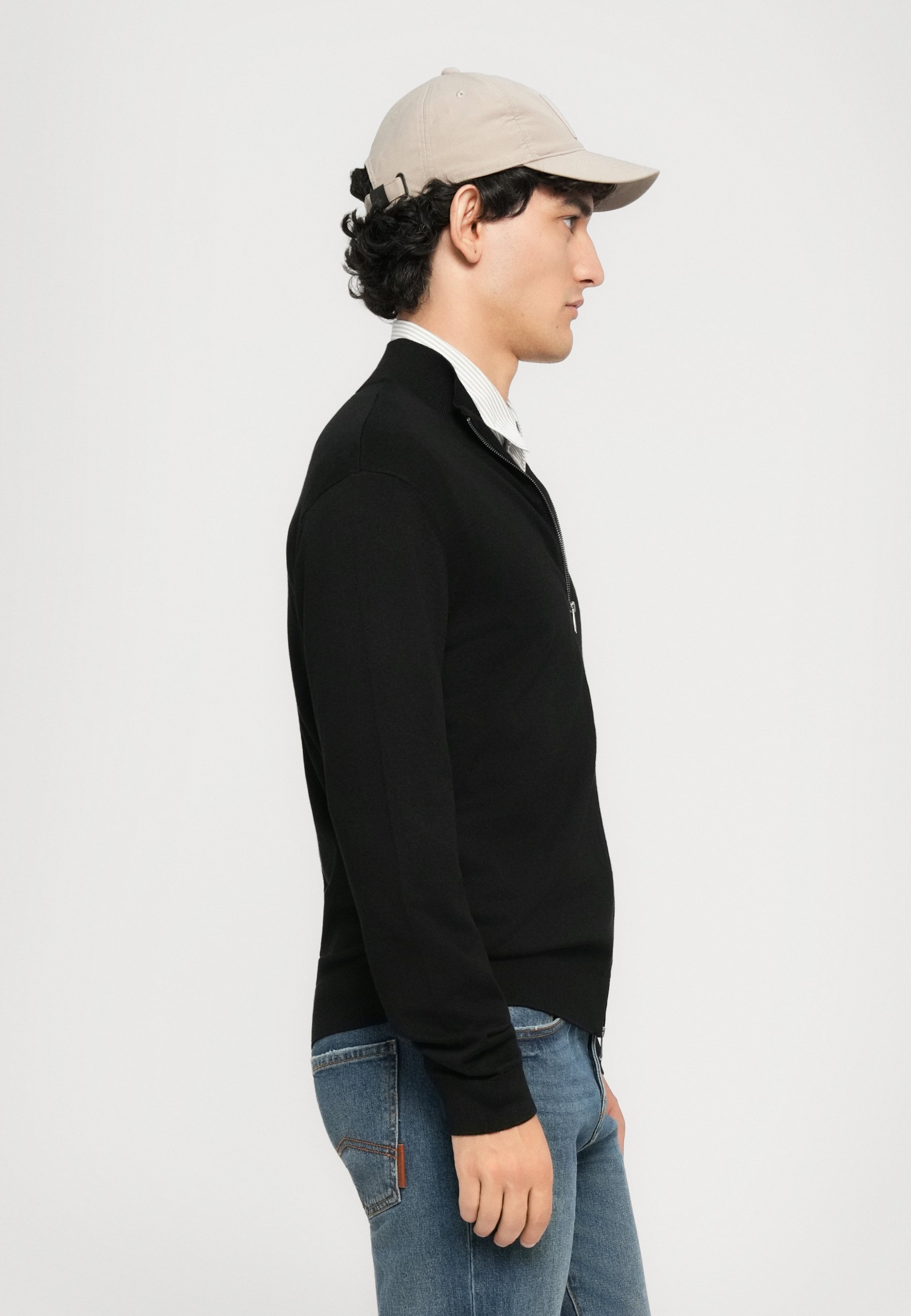 Armani Exchange CARDIGAN - Cardigan - black - Zalando.co.uk